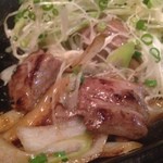 俺の空居酒屋 - 豚サガリのネギ焼アップ♪