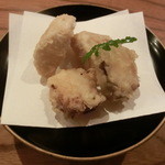 魚菜料理 縄屋 - 蛸と筍の天麩羅