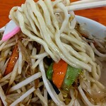 極濃タンメン フタツメ - 濃厚タンメン　麺リフト