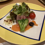 ホテル鹿の湯・花もみじ - 洋皿　北の恵みサラダ