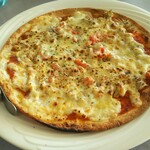 海の見えるレストラン マテリア - 高足蟹としらすのシーフードピザ
