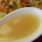 濃厚鶏白湯タンメン まつ井 - 美味しいスープに万歳