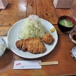 味の杜 和み家 - 黒豚ロースカツ定食￥1,750