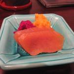 馳走なかむら - 自家製からすみを別に注文。菊花もバツグン。