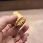 鮨処 多田 - あん肝最中 中身