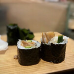 鮨処 多田 - 赤貝ひもきゅう巻