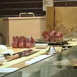 鮨処 多田 - ひっさげステーキ スタンバイ