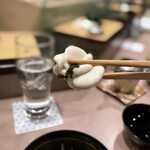 鮨処 多田 - 白子ラーメン 白子リフト