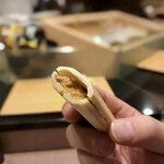 鮨処 多田 - あん肝最中