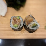 鮨処 多田 - 赤貝ひもきゅう巻