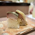 鮨処 多田 - 〆鯖棒寿司