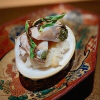 日本料理FUJI - 「蛤と筍の飯蒸し」見ていただけたら、美味しさが伝わるでしょうか?