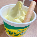 モーちゃんカフェ・スナックコーナー - 料理写真:レモン牛乳ソフト