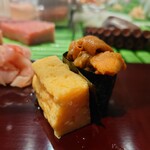 大和寿司 - 玉子焼き、ウニ