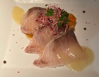 GUMBO AND OYSTERBAR - お魚のカルパッチョ
