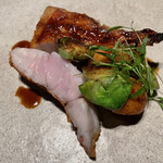 abysse - 金目鯛　自然薯の揚げ物がステキ　芽キャベツ