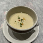 神戸ステーキ メリカン - ごぼうのスープ