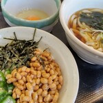 Yamada Udon - ミニ納豆オクラ丼定食