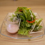 STEAK BARU COWBOY - サラダ（赤玉ねぎドレッシング）
