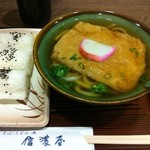 信濃屋 - H.25.1.14.昼 きつね定食 730円