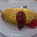 のざわ食堂 - オムライス５３０円＋大盛り１００円　計６３０円