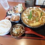 Kamoya - 特製カレーうどんランチ　￥800　