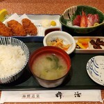 海鮮道楽　粋活 - カキフライ定食