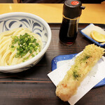 ふる里うどん  - 醤油とちくわ天