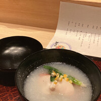 日本料理 はなの - 河豚白子のすりながし 日本料理 はなの - 河豚白子のすりながし