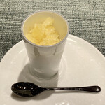 蒼 - 静岡 ハールレモネのグラニテ
      初めていただきましたが、酸味と甘味のバランスが良くほろ苦さがグラニテとして凄くピッタリ！
      果肉はグレープフルーツの様にしっかりとした房、そのプチっとした食感も良いのです♪