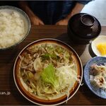 江戸屋 - 本日のランチは豚生姜焼き,江戸屋2021年(愛知県岡崎市)食彩品館.jp撮影