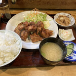 Saraya - から揚げ定食（¥825）