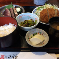 土佐料理 祢保希 赤坂店 - メンチかつ定食