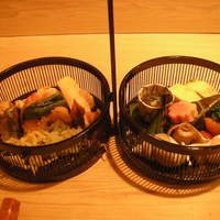 銀座 あさみ - ランチの籠盛膳
