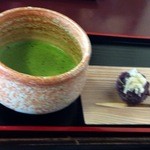 間瀬 - お抹茶セット(５２５円)