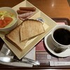 CAFE de CRIE - ソーセージのモーニングプレートです。（2022年2月）