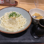 元咲 - ぶっかけ温500円太麺
