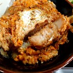 そば 森万  - ミニカツ丼(税込400円)※単品では注文不可