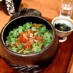 一徹 - からすみと山くらげの土鍋ごはん　2,500円/1人前