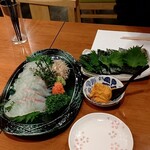 Ittetsu - 真鯛の刺身肝ソース巻き　2,000円