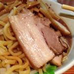 極太濁流ラーメン ら・けいこ - ラーメン（ニンンク）￥730　炙り煮豚　￥350　メンマ増し￥50　201301