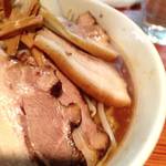 極太濁流ラーメン ら・けいこ - ラーメン（ニンンク）￥730　炙り煮豚　￥350　メンマ増し￥50　201301