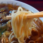 進来軒 - 麺アップ