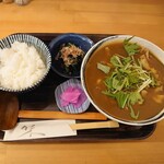 芯 - 豚しゃぶカレーうどんセット