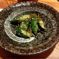 鰻う おか冨士 - 浅漬けサービス