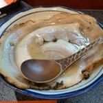 烈志笑魚油 麺香房 三く - まさに「落とし豚」