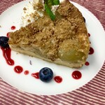 ビストロ じゅん - 季節のデザート　信州産シャインマスカットのクラフティ