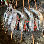 揖斐川丘苑 - あまごを炭火焼き