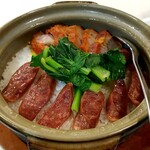 Honkon Yamucha - 香港風叉焼と腸詰直火土鍋ごはん