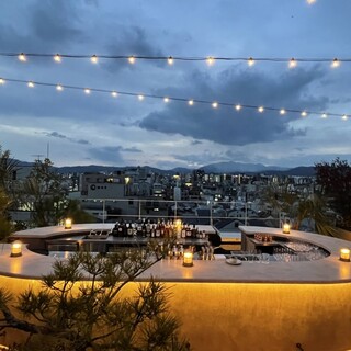 京都中を一望できる景観